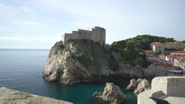 Fortress Lovrijenac in Old City of Dubrovnik