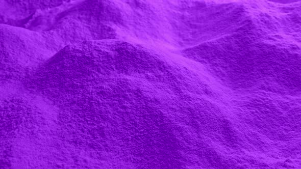 Moving Over Purple Powder