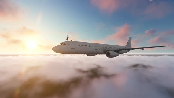 Businessman on Aircraft