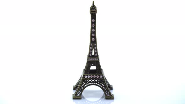 Rotating Statuette Of The Eiffel Tower Paris 1