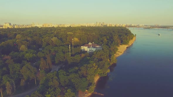 Kiev Cityscape at Sunset