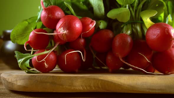 Fresh radish.