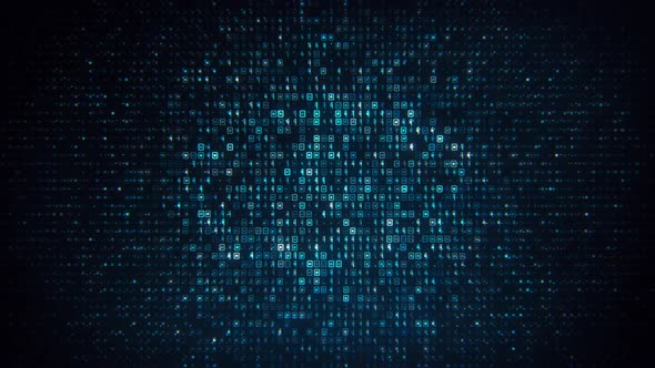 Abstract Binary Code Matrix Background