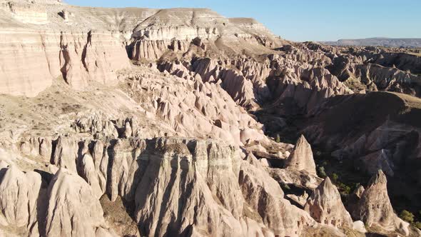 Aerial View Cappadocia Landscape