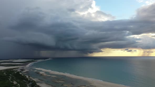 Jericoacoara Brazil. Tropical scenery for vacation travel at northeast Brazil.