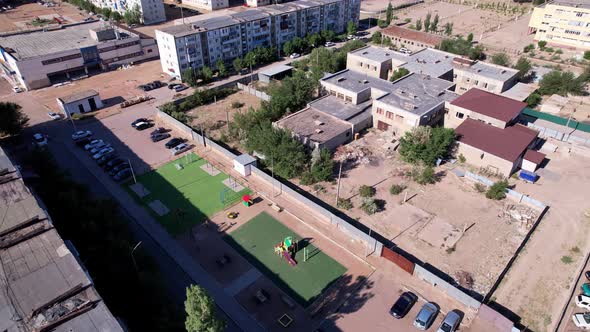 The Small Town of Balkhash is a View From a Drone