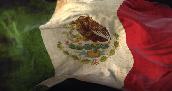 Old Mexico Flag