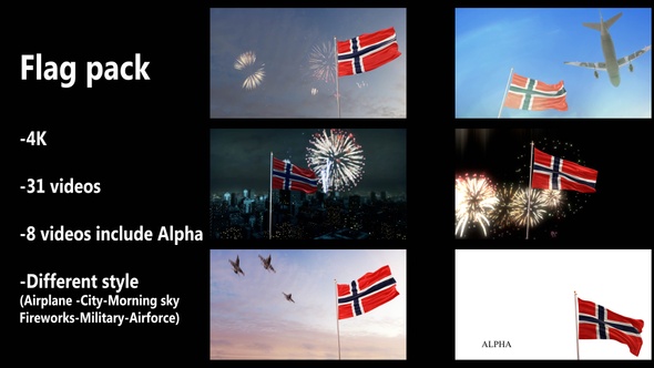 Norway Flag Pack