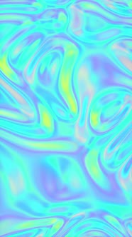 Multicolored waves of fluorescent pigment swirling and dissolving