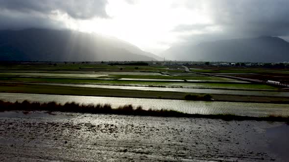 The Aerial view of Taitung