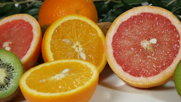 Colorful Citrus Fruit