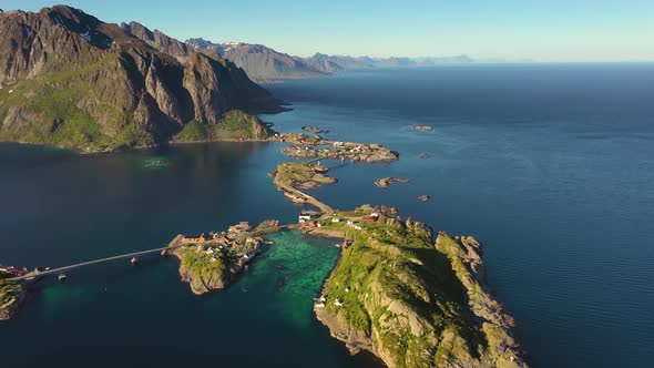 Reine Lofoten Is an Archipelago in the County of Nordland, Norway