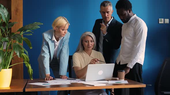 Employees in the office