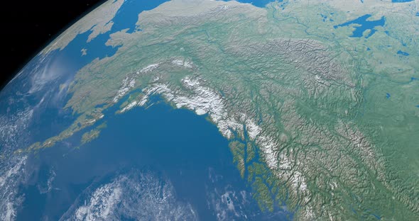 Alaska Gulf in Planet Earth