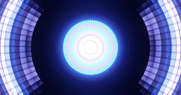 Animation of a Pulsating Neon Engine
