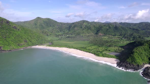 Tropical Selong Belanak Beach Lombok