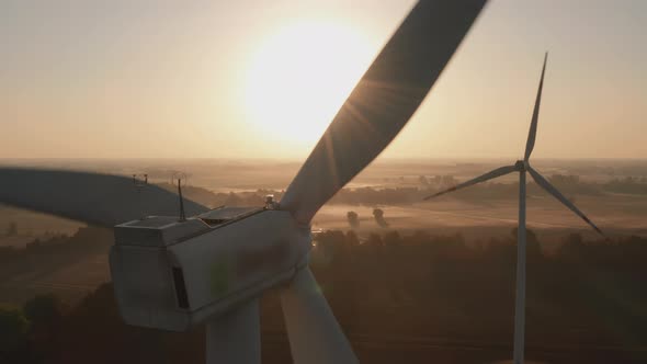 Wind Farm with Multiple Wind Turbines Will Generate Alternative Energy