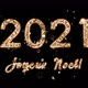New Year Composition with Congratulations for 2021 and Merry Christmas in French. The Numbers Come - VideoHive Item for Sale