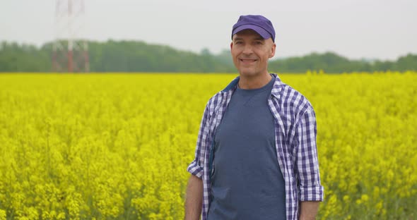 Portrait of Farmer Agriculture - Love of Farming