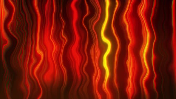 Abstract Fractal Neon Background of Bright Lines