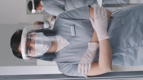 Female Doctor In Modern Hospital