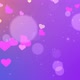 lovely purple heart background video - VideoHive Item for Sale