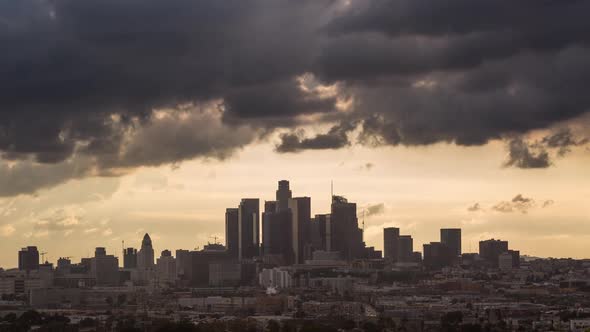 Downtown Los Angeles Cloudscape