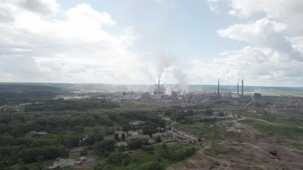 Industrial Environmental Pollution  Emission of Pollutants From Factories