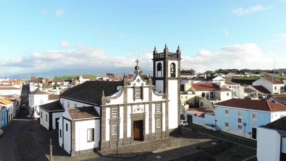 Church of Our Lady of Livramento in Ponta Delgada So Miguel Island in Azores