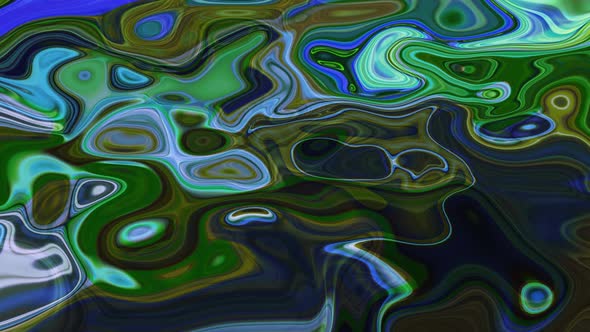 Abstract Marble Liquid Animation Background