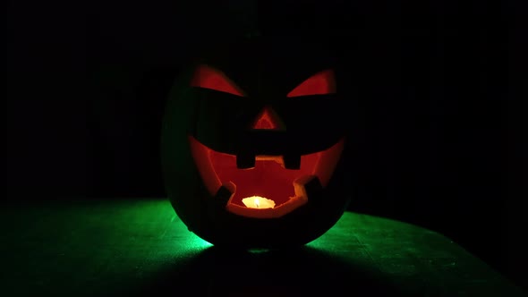 Scary Halloween Pumpkin