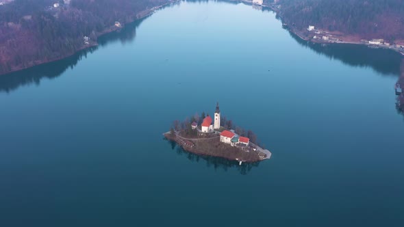 Bled Lake and Marijinega Vnebovzetja Church