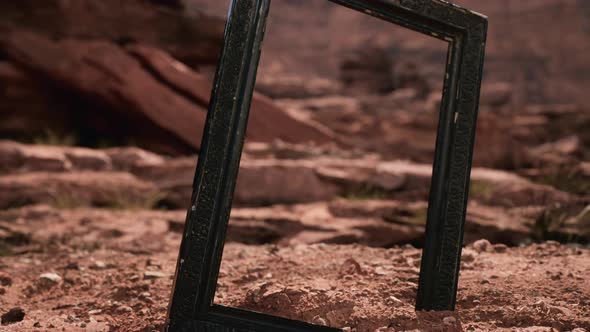 Very Old Wooden Frame in Grand Canyon alt