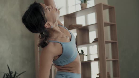 Female Doing Yoga