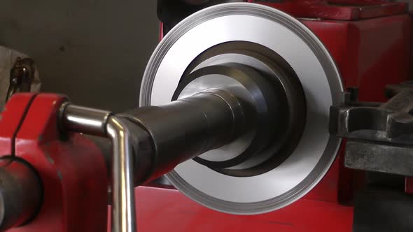 Car Stop Brake Disc Lathe Repair