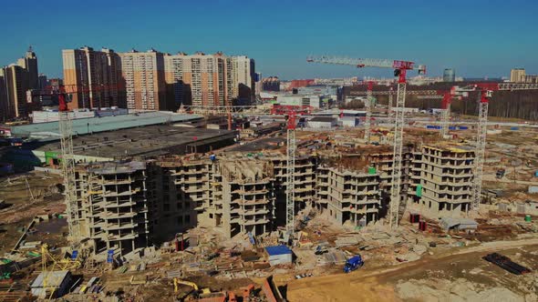 Construction of Residential Buildings in St. Petersburg 