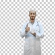 Smiling doctor recommending pills and, Alpha Channel - VideoHive Item for Sale