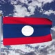 Laos Flag Waving - VideoHive Item for Sale
