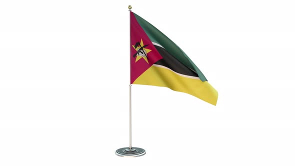 Mozambique Small Flag Pole Loops With Alpha alt