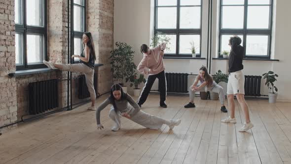 Young Dancers Stretching