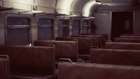 Interior of Old Soviet Electric Train