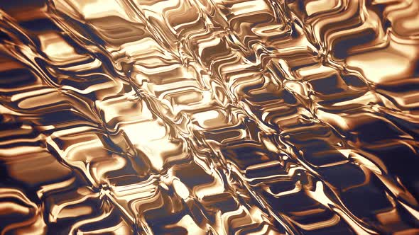 Bronze Liquid Abstract Background