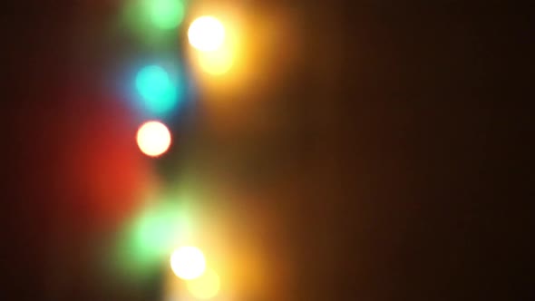 christmas bokeh lights background video effect