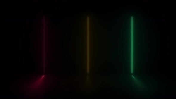 Concept 65-N1 Abstract Neon Lights Animation