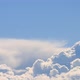 Puffy Clouds on a Blue Evening Sky - VideoHive Item for Sale