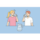 Happy Kids Drinking Water - GraphicRiver Item for Sale