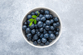 Blueberry with leaves in a bowl - PhotoDune Item for Sale
