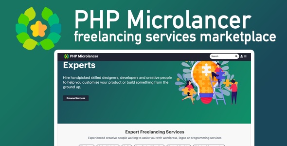 PHP Microlancer - Freelancing Services Marketplace SaaS