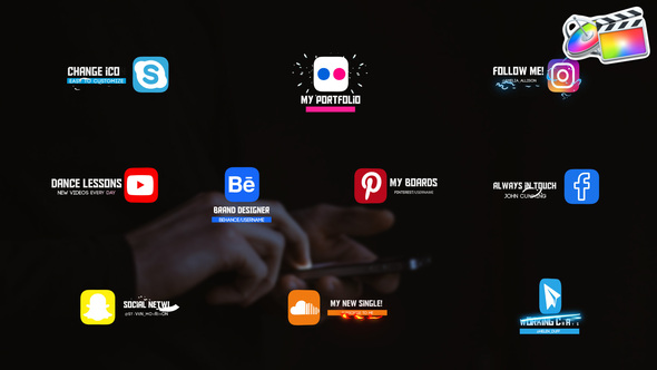 Social Media Lower Thirds | FCPX alt
