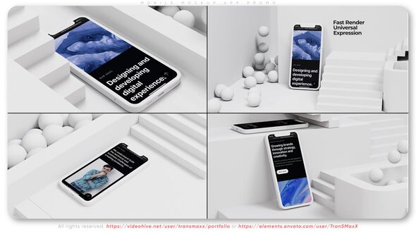 Mobile Mockup App Promo alt